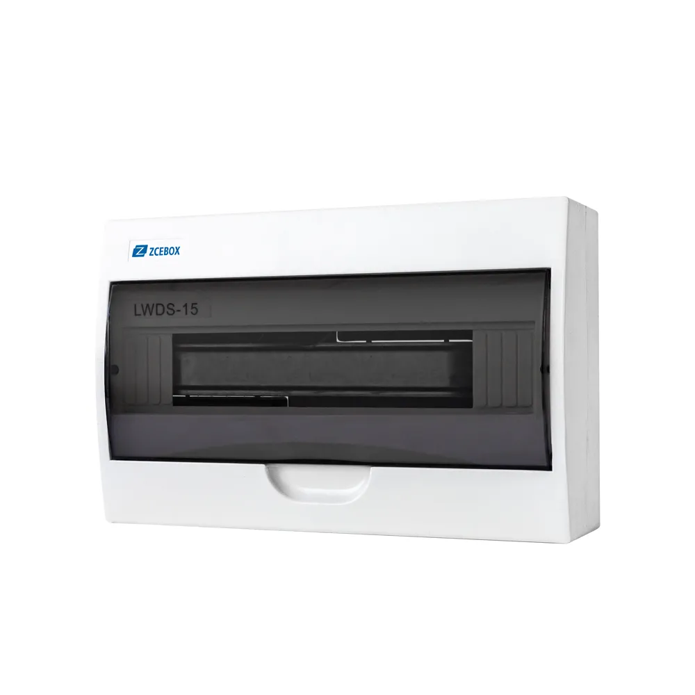 Caixa de distribuição elétrica de 15 vias MCB
