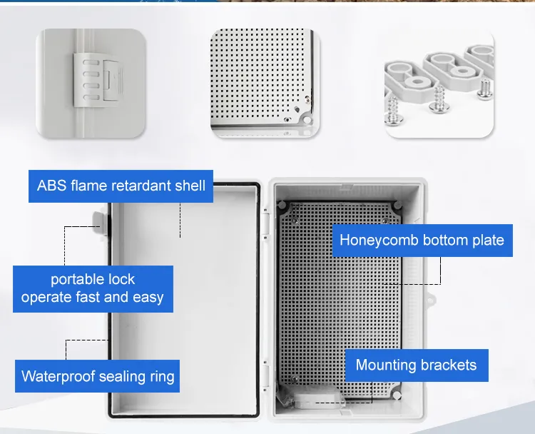 Instalação Correta da Tampa para Caixas de Distribuição em Plástico e Caixas de Junção ZCEBOX