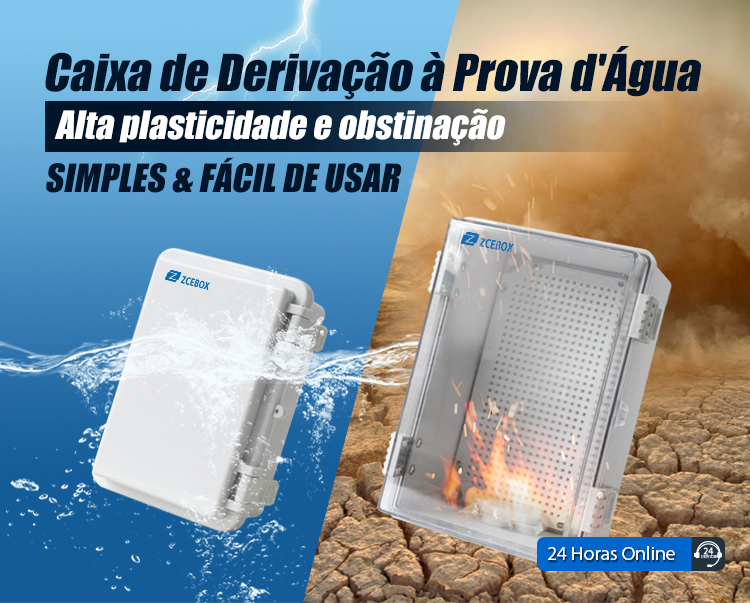 Caixa de junção plástico