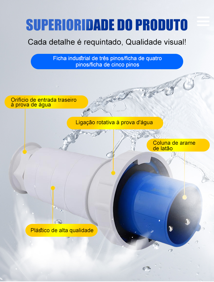 Soquete industrial